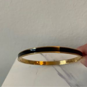 Kate spade black cuff bracelet